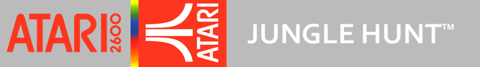 Jungle Hunt logo for Atari 2600